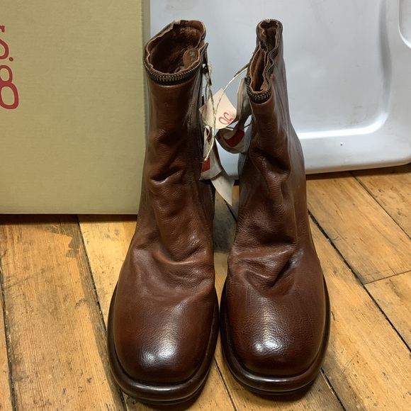 New in box A.S.98 handmade Lacko boot in whiskey. Nib. - Picture 2 of 8